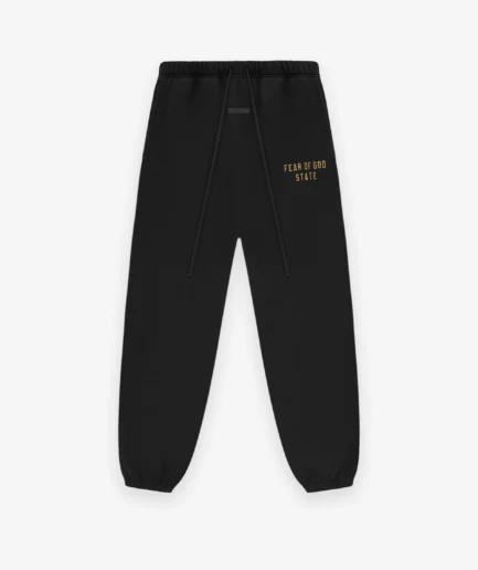 black essentials sweatpants