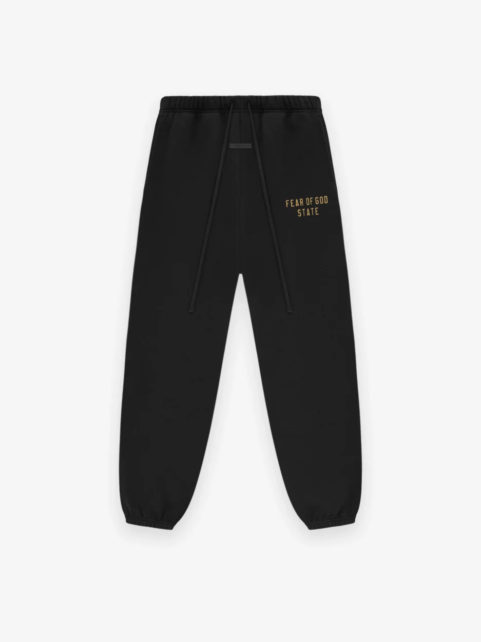 black essentials sweatpants