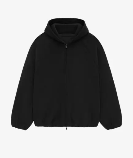 essentials hoodie black