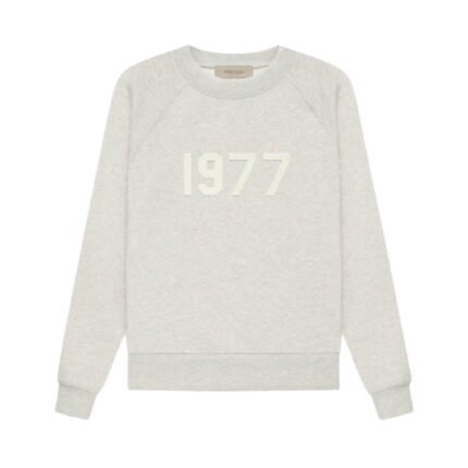 Essentials Crewneck 1977 Gray Sweatshirt