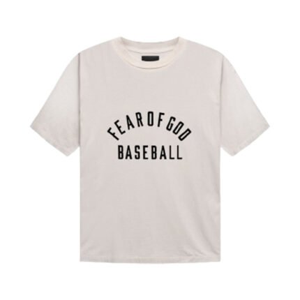 Fear OF God Baseball Tee Cream