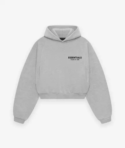 essentials hoodie grey